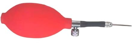 Aymzbd Pompe à Ballon de Gym, Pompe à Air Manuelle En Caoutchouc, Gonfleur Rapide pour équipements Sportifs et de Fitness, Bouée, Rouge