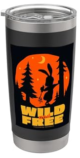 Friends. Wild and Free Vaso térmico de acero inoxidable de doble pared