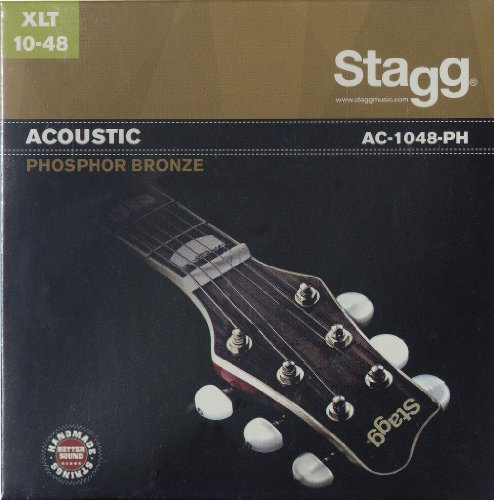 STAGG Saitensatz f. Westerngitarre Phosphor Bronze Extra Light