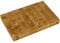 KAI Schneidbrett Hackblock dunkel aus Eiche, Kopfholz mit rutschfesten Gummifüßen Abmessung 39 x 26,2 x 5,3 cm - Professionelles Hochwertiges Schneidbrett Unterlage