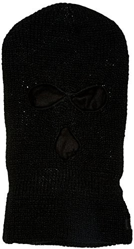 Highlander 3 Hole Thinsulate Balaclava - Black