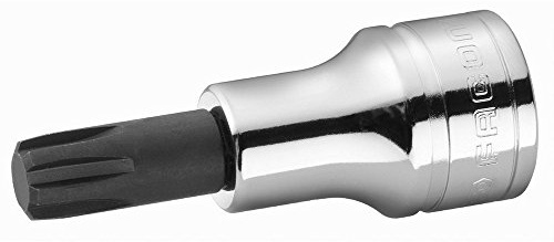 FACOM D.34B7 Series D.B Long-Reach Spline Driver Socket, 7 mm Diameter, 15 mm Bit Length, 60 mm Width