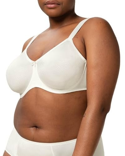 Triumph Essential Minimizer W X BH, Elfenbein, reduziert das Brustvolumen optisch um eine Cup-Größe, Elfenbein (VANILLE GT), 90G