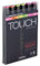 Touch Twin Marker Fluorescent Colors Set A 6 Stück
