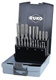 Ruko HSS Handgewindebohrersatz in Kunststoffkoffer, 21 Stück, R245001RO