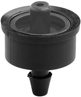 ABRISA Gotero autocompensante de botón para riego, Marron, 4 l/h