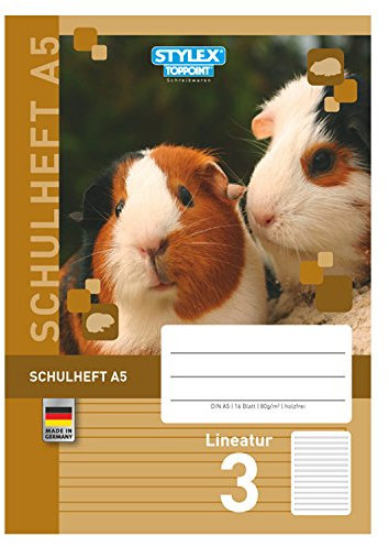 Stylex 29703 Schulheft DIN A5 mit Lineatur 3