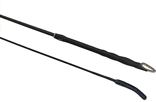 Fleck Triple Deluxe Dressage Whip 120cm Black