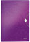 Leitz 45890062 Fächermappe WOW, A4, 6 Fächer, PP, violett