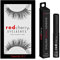 Set aus Red Cherry Eyelash Brush Adhesive Wimpern Kleber transparent 5 g + Red Cherry schwarze 100% Echthaar Wimpern zum Auswählen über Varianten (217 Trace + Kleber)