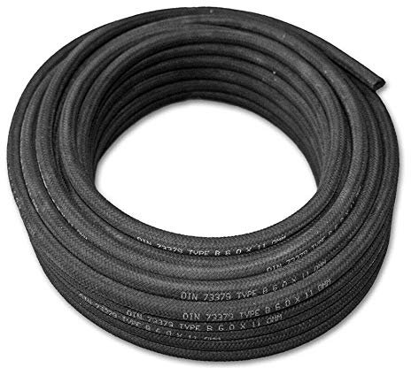 Manguera de combustible de 3,2 mm, 10 metros, manguera de gasolina, manguera diésel con trenzado textil de agua, gasolina, gas, aceite