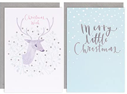 Hallmark Weihnachtskarten, 2 stilvolle Designs, 12 Stück, verschiedene 25559883