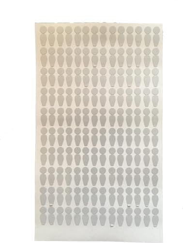 Floordrobe Clothing Reflective Dot Stickers for Golf Launch Monitors (280)