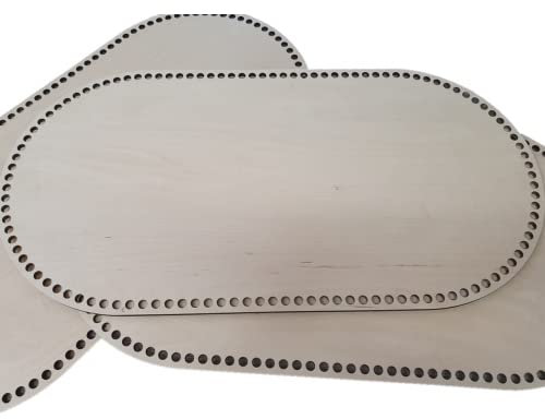 Moseskorb Boden zum Selberhäkeln aus Birkenholz 6mm dick (82x47cm)