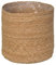 SMPLY. Macetero Semirígido Redondo Cesta Mimbre Ideal para Macetas o Tiestos Válida para Interiores o Terrazas Cubremacetas De Yute Natural (Natural, 12 x 12 cm)
