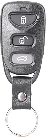 FSFYUK Carcasa y Almohadilla de Repuesto para Control Remoto de Entrada sin Llave con Llavero de 3 Botones para Spectra 05-08, Cerato 05-11, Optima 06-11, Sorento/Rondo 07-10, para te 09-11