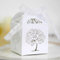 iKesoce 30 Stück Schachteln Baum des Lebens für Konfekt Konfekt Hochzeit Perle Weiß Geschenkbox für Erstkommunion Taufe Hochzeit Graduierung