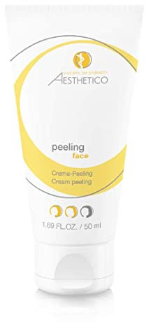 AESTHETICO peeling - aktivierendes, mechanisches Peeling, l?st abgestorbene Hautzellen bei m?der, schlaffer Haut, ohne Mikroplastik (2 x 50 ml)