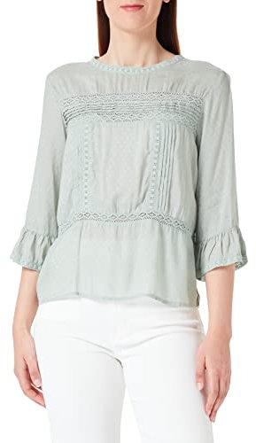Only Mujer Onlanemone 3/4 Flaired Top Noos Wvn Top,Jadeite,42