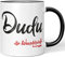 JUNIWORDS Tasse, Dudu, die Wundervolle, Schwarz (5227086)