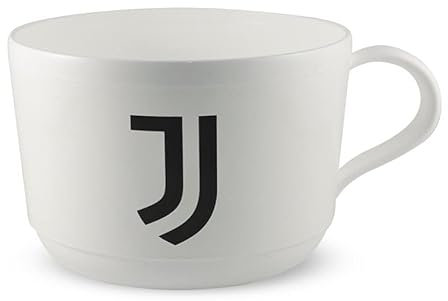 Tazza Ufficiale Tazzone in plastica per Microonde con manico Tifoso colazione BPA-free Made in Italy - JUVENTUS