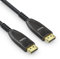conecto DisplayPort 8K Fibre Optic Premium AOC Extender Cable, Hybrid Cable (Fibre/Copper), Black, 25 m