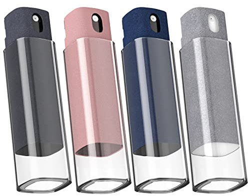 BoYata Bildschirmreiniger 4 Stück, All-in-One-Bildschirmreinigungs-Sprühflasche & Mikrofasertuch, Fingerabdrucksicherer Sprühflaschen für Handy/Laptop/Tablet/Monitore & Autobildschirme