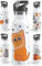 OWLBOOK® Edelstahl Trinkflasche Kinder | Wasserflasche mit Strohhalm | 600 ml | Sportdeckel | Spülmaschinenfest | Schule | Schulanfang Geschenke zur Einschulung Junge Mädchen | Katzen Toast