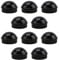 Black Chain Link Fence 1 5/8 Round Dome External Post Caps | Aluminum | Chain Link Caps | (Pack of 10)