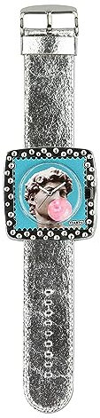 S.T.A.M.P. S. Uhr, Uhren-Set Chewing Gum, Zifferblatt mit Armband, Armbanduhr, Uhrengehäuse, Wechselzifferblatt, Quarz Analog Uhr, Veganes & Nachhaltiges Uhrenarmband, Bunt, Kunststoff