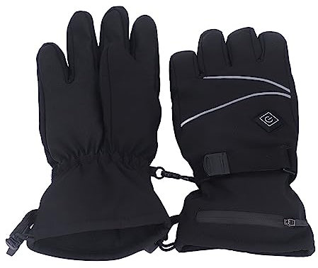 Beheizbare, USB Winterarbeitshandschuhe für Männer und Frauen, 8000mAh Elektrische Heizhandschuhe 3 Adjustable für Winter Motorrad Snowboard Wandern Radfahren Wandern