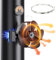 Yontwe 3 IN 1 Ventilatore per stufa a legna 5 lame Ventilatore 180° rotazione magnetico per bruciatori di legna Ventilatore per caminetto alimentato dal calore