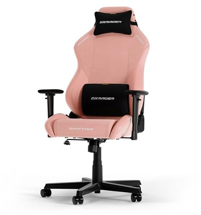 DXRacer DRIFTING XL Rosa Tessuto La Sedia da Gaming Originale