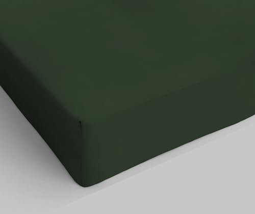 Max Color, Lenzuolo sotto, Verde Oliva, Matrimoniale Maxi