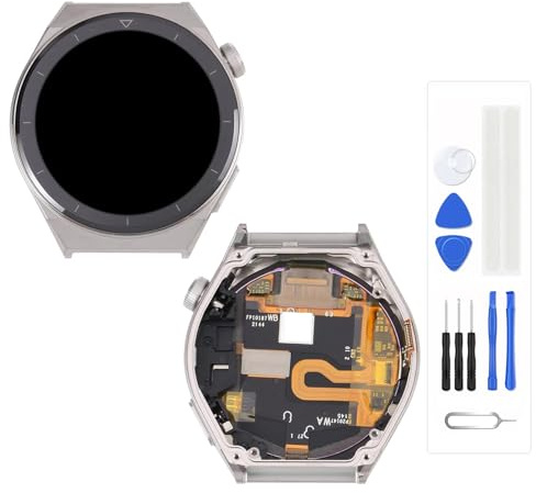 Generisch LCD Display für Huawei Watch GT 3 Pro 46mm ODN-B19 Display LCD Touchscreen Digitizer Bildschirm Glas (mit Rahmen)