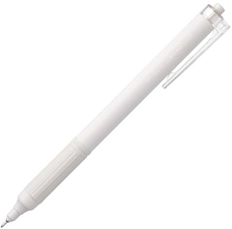 Tombow MONO graph Lite Kugelschreiber White – Präzise Nadelspitze, Geschmeidiges Schreiben, Ergonomischer Griff [BC-MGLE45-R15]