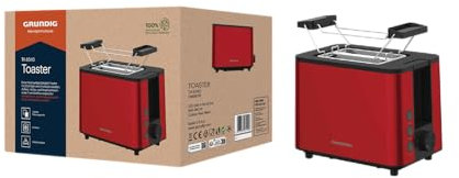 GRUNDIG TA8340 Toaster, 950 W, Rot