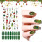 16 Blatt Weihnachts UV Gel Nagelfolie, mit Nagelsticker Weihnachten, UV Gel Strips, Nagelaufkleber Selbstklebend mit Nagelfeile, Weihnachten Nail Art Aufkleber, Nageldesign Zubehör