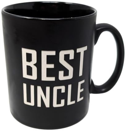 JRose Collections Best Uncle Mug 625ml | 22oz Ceramic Engraved Mug - Premium Gift Boxed – Large Coffee & Tea Cup for Uncle – Birthday, Father’s Day Gift