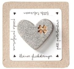 Good old Friends Terrazzo Herzmagnet Kleiner Glücksbringer