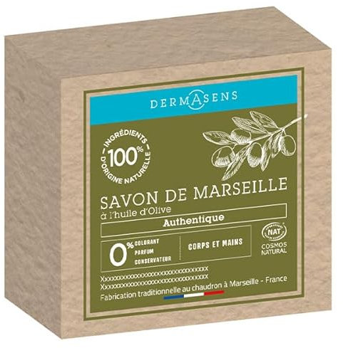 Dermasens Savon de Marseille Solide Bio L'Authentique 100g