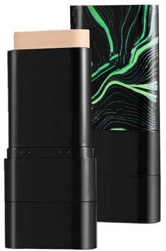 Foundation Voll Abdeckung Make-up Stick, Eraser Mit Pinsel Foundation Make-up, Zartes Doppelkopf Design, Sofort Balance Und Gleichmäßige Hautfarbe, Mängel Zu Decken (#1, 20g)