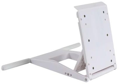 OPTEPYOE 27-Zoll-Monitor-Desktop-Ständer, hoher, handbemalter Comic-Bildschirm, Tablet-Touchscreen-Stützständer(White)