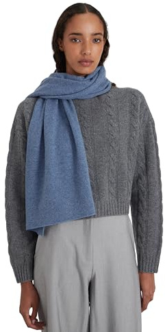 Style & Republic Damen Kaschmir Schal aus 100% Cashmere - dein kuscheliger Premium Strick-Schal für stilvolle Herbst- & Winter-Momente, ideale Größe 52 cm x 172 cm