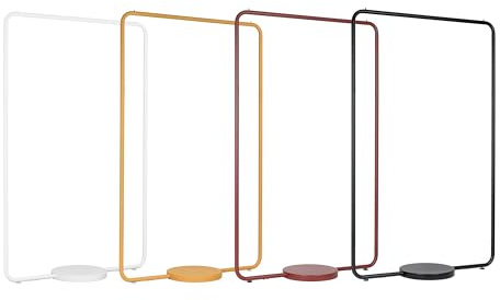 Natural Goods Berlin 1x Kleiderständer DOT - Jackenständer Rot - Garderobenständer Metall - Klamotten Ständer 160x100cm - Freistehende Garderobe Metall, Stahl - Kleiderständer Schmal, Klein, Rostfrei