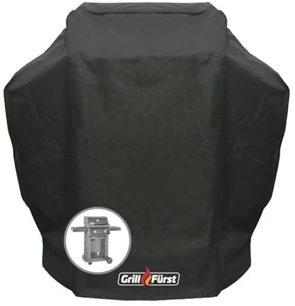 Grillfürst Grill Abdeckhaube - robuste Grill-Abdeckung 121 x 59 x 111 cm, wetterfest und wasserdicht, Abdeckung Gasgrill für Napoleon Rogue 365, Broil King GEM 320, Outdoorchef Australia 315,325