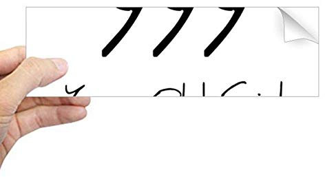 DIYthinker 999 Jahre alte Mädchen Alter Rechteck Bumper Sticker Notebook Fenster Aufkleber