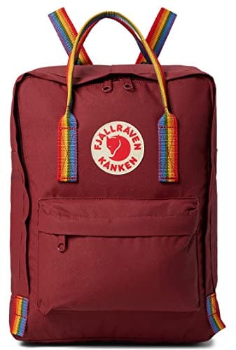Fjallraven Kanken Rainbow, bordeaux(oxredrainbowpattern (326907)), Gr. -