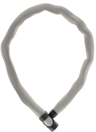 ABUS Kettenschloss IVERA Chain 7210 – Fahrradschloss mit hochflexibler IvyTex-Kunstfaserummantelung – ABUS-Sicherheitslevel 8 – 85 cm – Farbe: Bike Packing