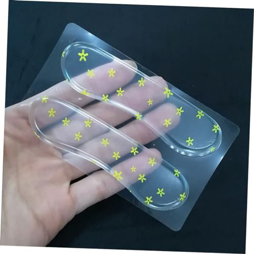 SOLUSTRE 12 Stk Fersenhalter für Damenschuhe Fersenkissen Anti-Rutsch-Matte stress reduzieren verpackungen Fersenpolster Silikonpads Hacke Silikon-Pad Nachverfolgen Kleine runde Aufkleber